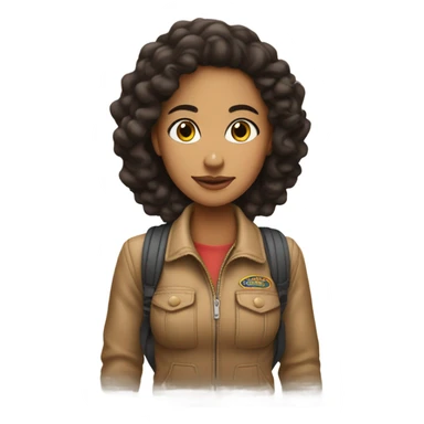 Lightskin Girl arriving in Texas on a flight sticker