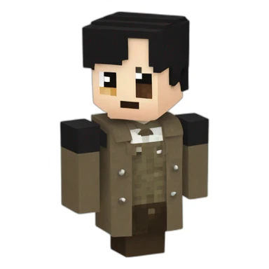 Adolf Hitler in Minecraft nice sticker