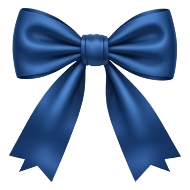 Laço azul marinho sticker