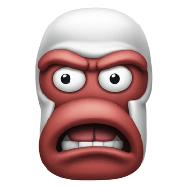 Zoidberg going sideways sticker