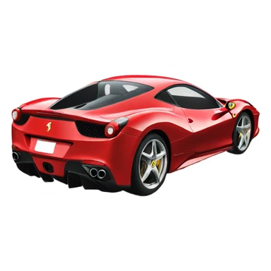 Ferrari car sticker