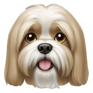 Light brown Lhasa apso sticker