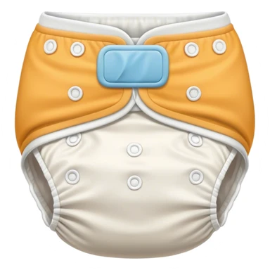 diaper with waistband sticker