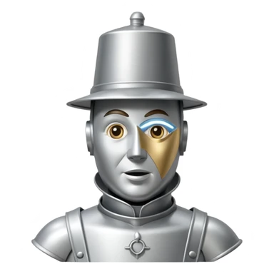 the tin man from the wizard of oZ sticker