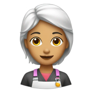 nutricionista mulher sticker