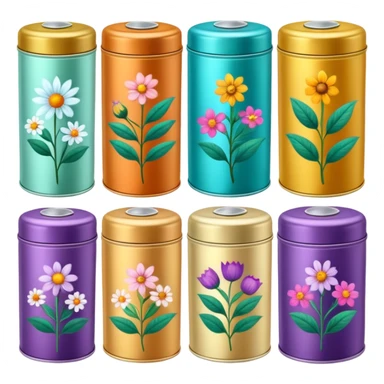Herbal Tea Tins sticker