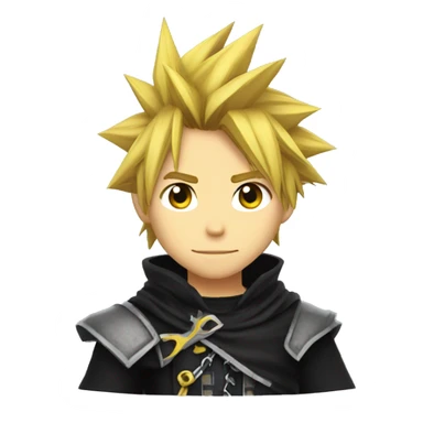 kingdom hearts roxas sticker