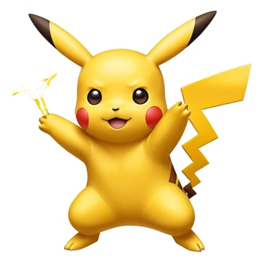 Pikachu donnerblitz Attacke  sticker