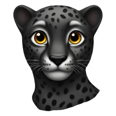 black cheetah  sticker