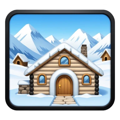 eskimo house sticker