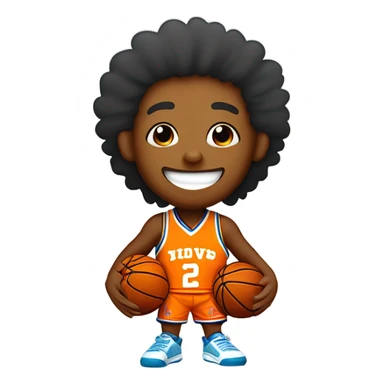 Chicken nugget in a nuggets basketball uniform sticker