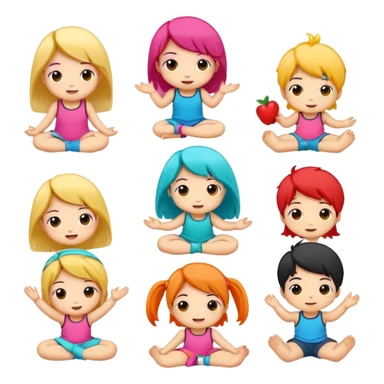 Chibi stickers sticker