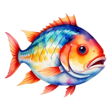 Drunken fish sticker