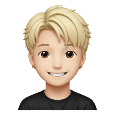 Quiero un emoji con el rostro de Félix de straykid sticker