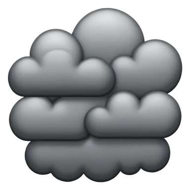 Dark evening with some gray clouds sticker