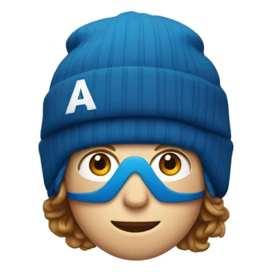 Shaun White wearing a blue A’s hat sticker