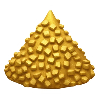 pile of gold dust sticker