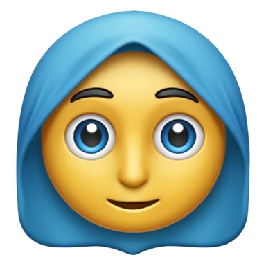 Beyaz tick dışı mavi sticker