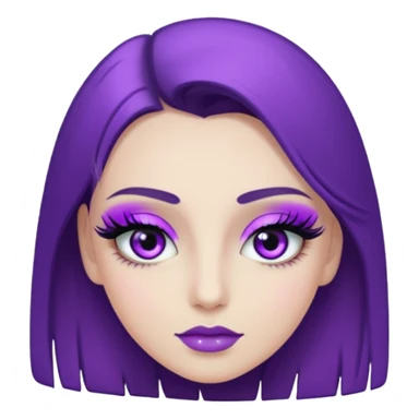 beauty purple sticker