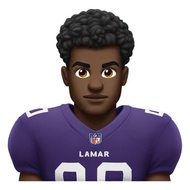 Lamar Jackson riding a lion sticker