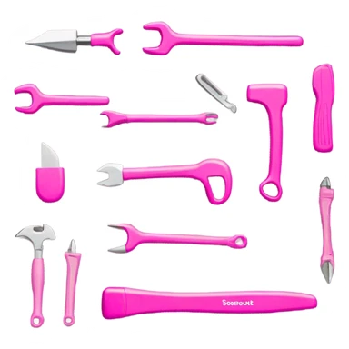 Pink toolkit sticker