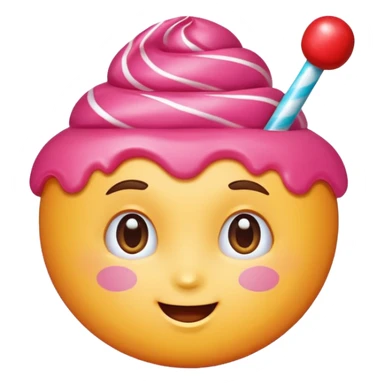 single charactarized personified candy sweet treat sticker