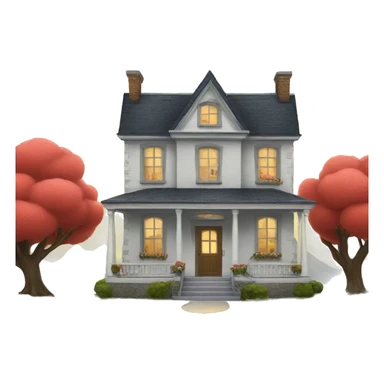 Lover house sticker