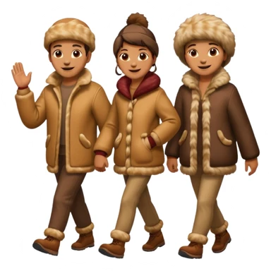 ice age tribe walking sticker