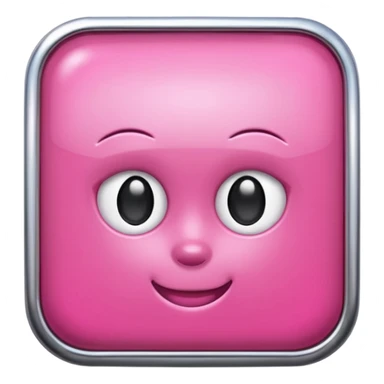 pink girly chrome internet sticker