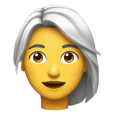 chica con la cara pixelada sticker