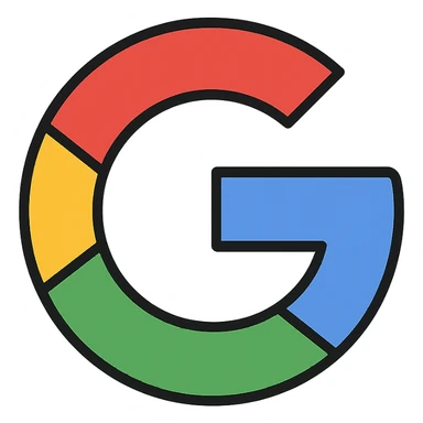 colored icon of the Google 'G' logo sticker