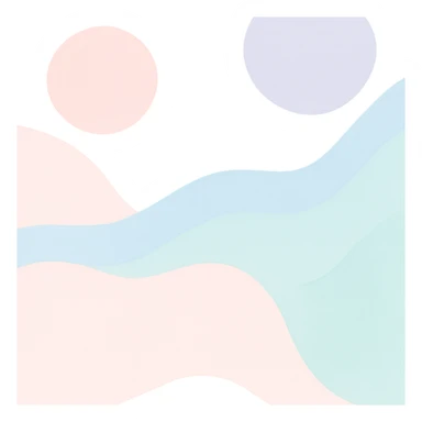 aesthetic pastel wall art sticker