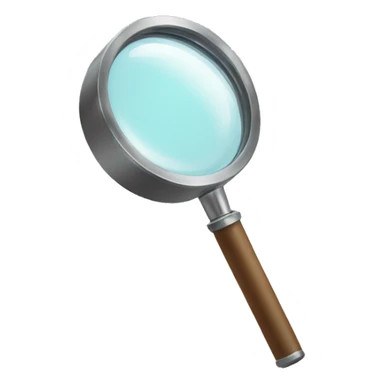 Magnifying Glass Tilted Right sticker