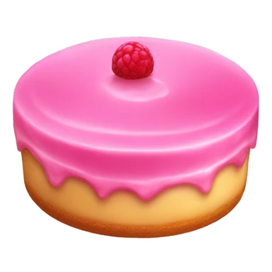 Pink flan sticker