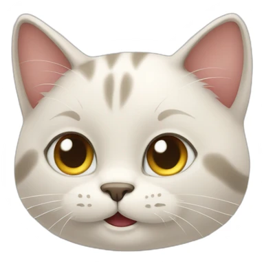 Cat show thumbs up sticker