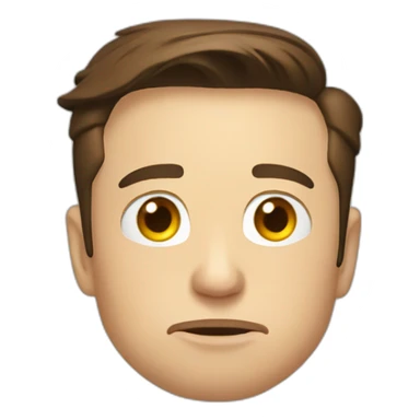 elon musk sad sticker