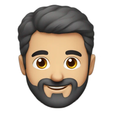 Armenian men reading interesting book and looking at camera and smiling  sticker