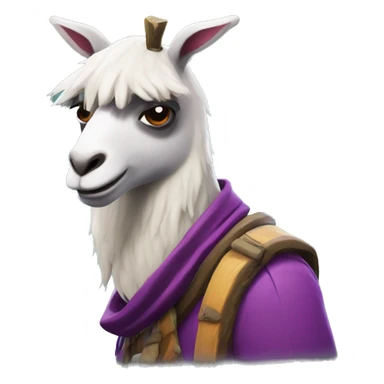 Fortnite lama  sticker