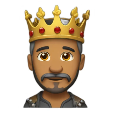 Aragón king sticker