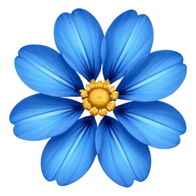 Flor azul sticker