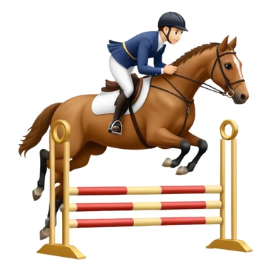 Showjumping sticker