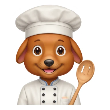 chef red dog sticker