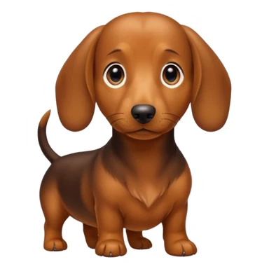 dascund dog sticker