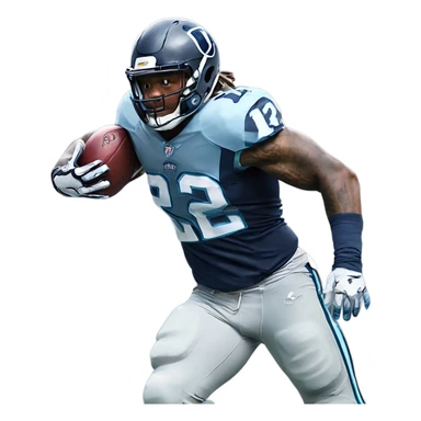 Derrick Henry stiff arm sticker