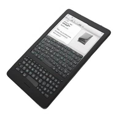 kindle Paperwhite  ereader tablet black sticker