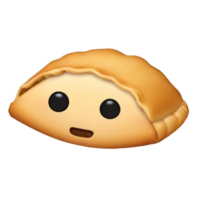 Empanada on someone’s head sticker