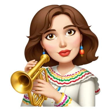 Mariachi Trumpet Player sticker