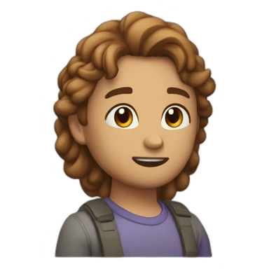 Jull Paer diciendo calma calma sticker