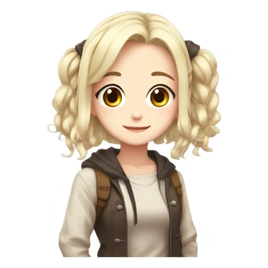 anime girl cute sticker