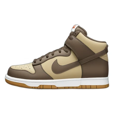recumbent lazy otter in nike dunks sticker